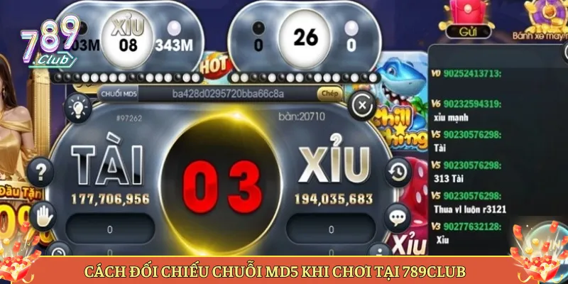 Cách Đối Chiếu Chuỗi MD5 Khi Chơi Tại 789Club