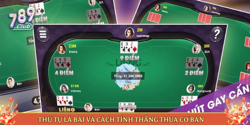 Thứ Tự Lá Bài Và Cách Tính Thắng Thua Cơ Bản